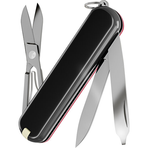 CLASSIC SD COLORS - Victorinox Schweizer Messer , Victorinox, Style Icon / Dark Illusion, hochlegierter, rostfreier Stahl, 5,80cm x 0,90cm x 1,80cm (Länge x Höhe x Breite), Bild 2