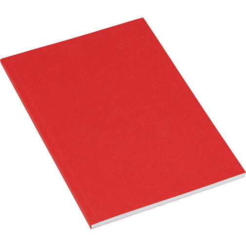 Softcover-Bindung Notizblock A5 - Recycelt , Green&Good, rot, recyceltes Papier, 1,20cm x 21,00cm x 14,80cm (Länge x Höhe x Breite), Bild 1