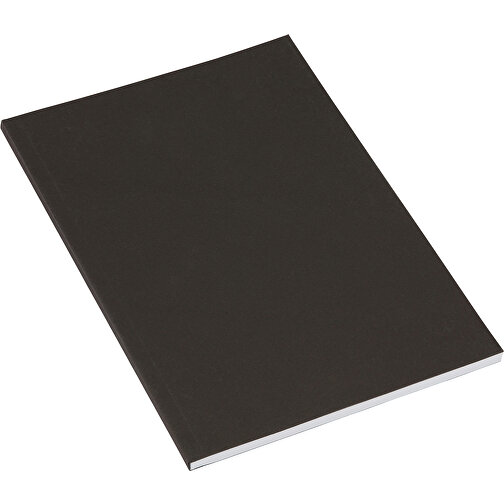 Softcover-Bindung Notizblock A5 - Recycelt , Green&Good, schwarz, recyceltes Papier, 1,20cm x 21,00cm x 14,80cm (Länge x Höhe x Breite), Bild 1