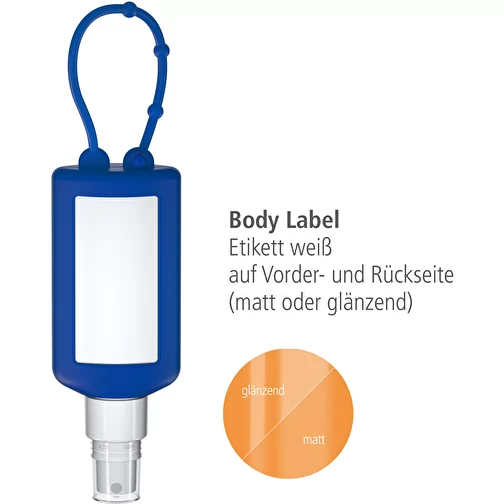 Nettoyant pour Smartphone et Lieu de Travail, 50 ml Bumper bleu, Body Label (R-PET), Image 4