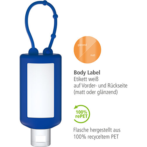 Solmelk SPF 30 (sens.), 50 ml Bumper (blå), Body Label (R-PET), Bilde 3