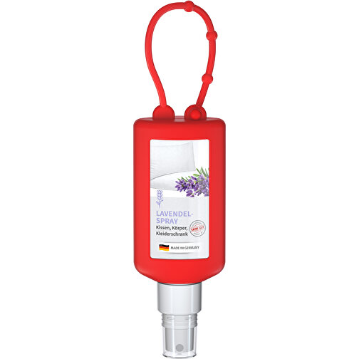 Spray lavanda, 50 ml Bumper rojo, Body Label (R-PET), Imagen 1