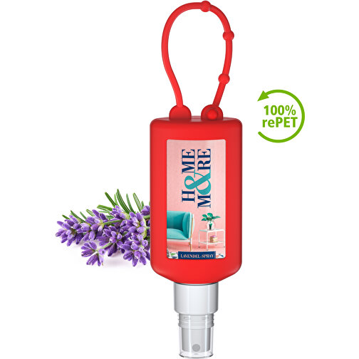 Spray Lavande, 50 ml Bumper rouge, Body Label (R-PET), Image 2