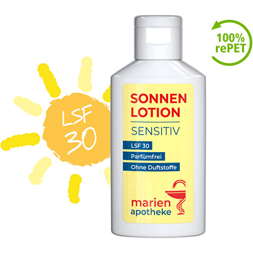 Solmelk SPF 30 (sens.), 50 ml, Body Label (R-PET), Bilde 2