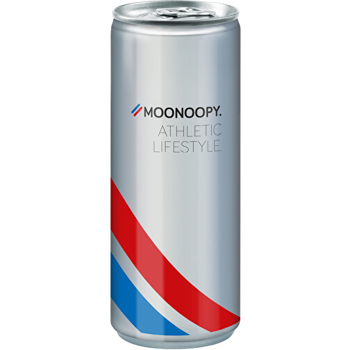 Energy Drink - sans sucre, 250 ml, Body Label transp. (Alu Look), Image 1