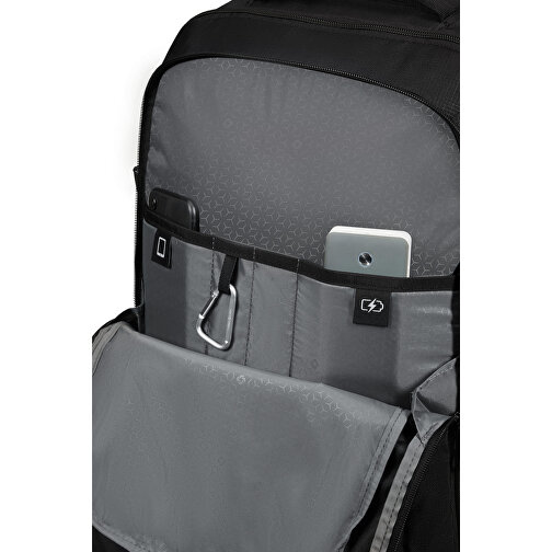 Samsonite-Roader-Laptop Backpack/WH 55/20 , Samsonite, deep black, 100% RECYCLED PET POLYESTER, 55,00cm x 22,00cm x 39,00cm (Länge x Höhe x Breite), Bild 3