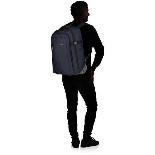 Samsonite-Roader-Laptop Backpack/WH 55/20 , Samsonite, dark blue, 100% RECYCLED PET POLYESTER, 55,00cm x 22,00cm x 39,00cm (Länge x Höhe x Breite), Bild 7
