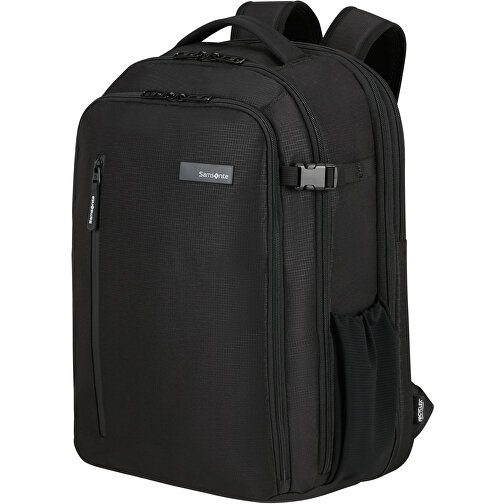 Samsonite-Roader-Laptop Backpack L EXP , Samsonite, deep black, 100% RECYCLED PET POLYESTER, 46,00cm x 22,00cm x 35,00cm (Länge x Höhe x Breite), Bild 1