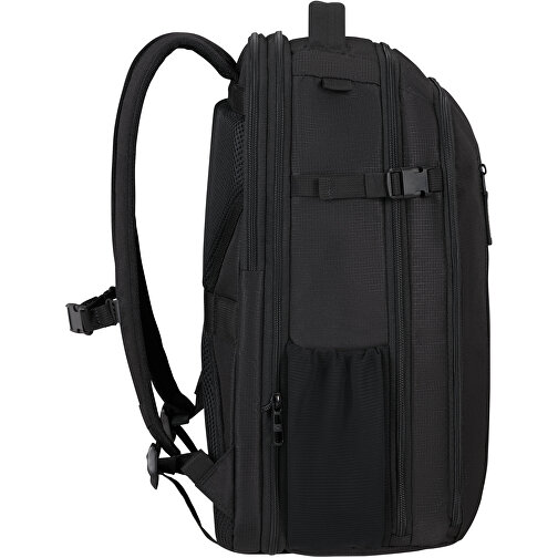 Samsonite-Roader-Laptop Backpack L EXP , Samsonite, deep black, 100% RECYCLED PET POLYESTER, 46,00cm x 22,00cm x 35,00cm (Länge x Höhe x Breite), Bild 6