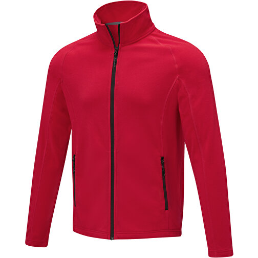 Zelus Fleecejacke Für Herren , rot, Microfleece 100% Polyester, 140 g/m2, XL, , Bild 1