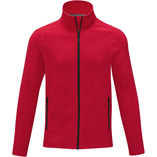 Zelus Fleecejacke Für Herren , rot, Microfleece 100% Polyester, 140 g/m2, M, , Bild 3