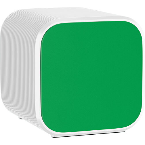 Bluetooth-Lautsprecher Double-Sound , grün / weiß, ABS Kunststoff, 6,00cm x 6,00cm x 6,00cm (Länge x Höhe x Breite), Bild 1