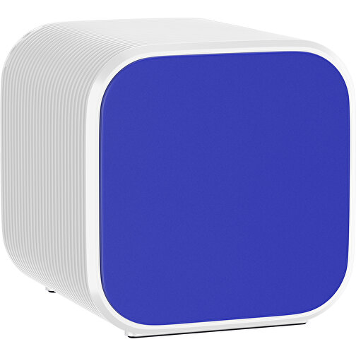 Bluetooth-Lautsprecher Double-Sound , blau / weiß, ABS Kunststoff, 6,00cm x 6,00cm x 6,00cm (Länge x Höhe x Breite), Bild 1