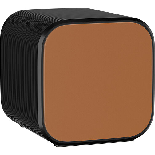 Bluetooth-Lautsprecher Double-Sound , braun / schwarz, ABS Kunststoff, 6,00cm x 6,00cm x 6,00cm (Länge x Höhe x Breite), Bild 1