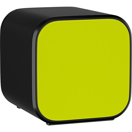 Bluetooth-Lautsprecher Double-Sound , hellgrün / schwarz, ABS Kunststoff, 6,00cm x 6,00cm x 6,00cm (Länge x Höhe x Breite), Bild 1