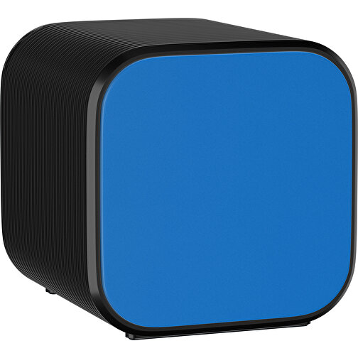 Bluetooth-Lautsprecher Double-Sound , kobaltblau / schwarz, ABS Kunststoff, 6,00cm x 6,00cm x 6,00cm (Länge x Höhe x Breite), Bild 1
