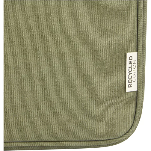 Housse pour ordinateur portable Joey de 2 L en toile recyclée GRS 14 pouces, Image 7