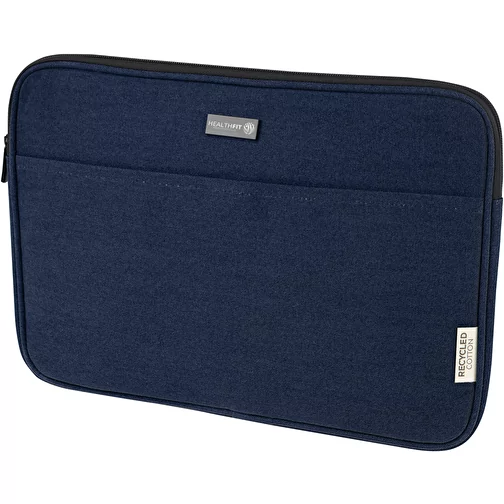 Housse pour ordinateur portable Joey de 2 L en toile recyclée GRS 14 pouces, Image 2