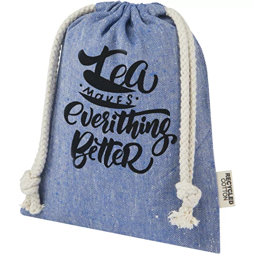 Petit sac cadeau Pheebs en coton recyclé GRS 150 g/m² de 0,5 L, Image 2