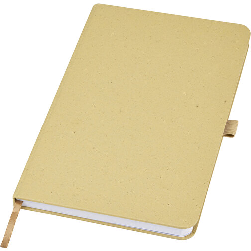 Fabianna Hardcover Notizbuch Aus Crush-Papier , olive, Recyceltes Papier, 21,20cm x 12,80cm (Länge x Breite), Bild 1