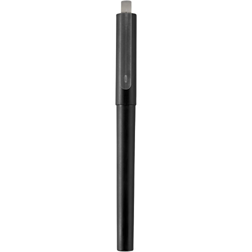 Mauna Recycelter PET Gel-Kugelschreiber , schwarz, Recycelter PET Kunststoff, 14,30cm (Länge), Bild 4