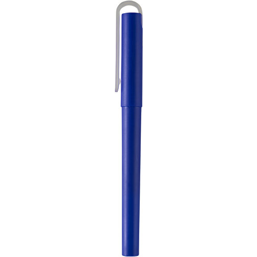 Mauna Recycelter PET Gel-Kugelschreiber , royalblau, Recycelter PET Kunststoff, 14,30cm (Länge), Bild 1