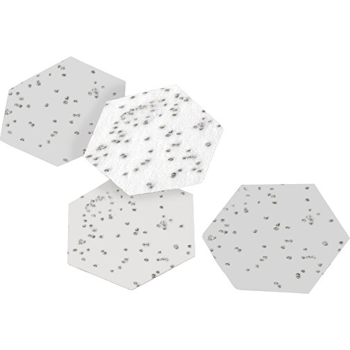 Confettis hexagonaux en papier de graines, Image 3