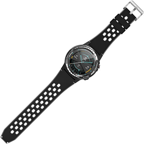Prixton Smartwatch GPS SW37 , schwarz, Kunststoff, Silikon Kunststoff, Leder, 27,50cm x 1,60cm x 4,90cm (Länge x Höhe x Breite), Bild 4