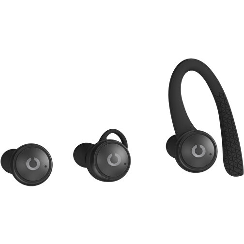 Prixton TWS160S Sport Bluetooth® 5.0 Ohrhörer , schwarz, Kunststoff, 7,70cm x 7,00cm x 3,50cm (Länge x Höhe x Breite), Bild 4