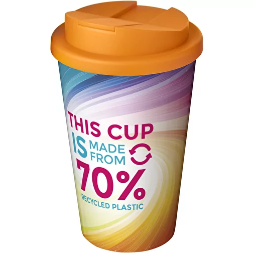 Gobelet avec isolation Brite-Americano® Eco de 350 ml et anti-déversement, Image 1
