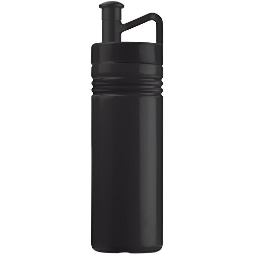 Sportflasche Adventure 500ml , schwarz, LDPE & PP, 22,50cm (Höhe), Bild 1