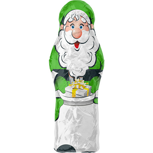 MyBrand Santa Maxi , grasgrün / weiss, Alufolie, 13,00cm x 3,00cm x 5,00cm (Länge x Höhe x Breite), Bild 1
