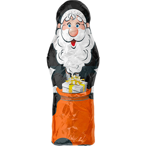 MyBrand Santa Maxi , schwarz / orange, Alufolie, 13,00cm x 3,00cm x 5,00cm (Länge x Höhe x Breite), Bild 1