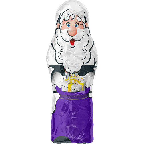 MyBrand Santa Maxi , weiß / violet, Alufolie, 13,00cm x 3,00cm x 5,00cm (Länge x Höhe x Breite), Bild 1