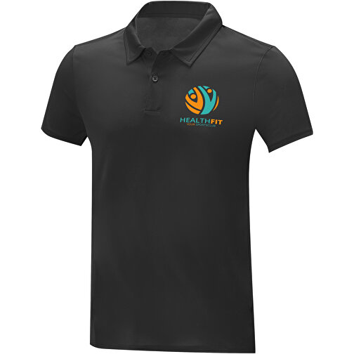 Deimos Poloshirt Cool Fit Mit Kurzärmeln Für Herren , schwarz, Mesh mit Cool Fit Finish 100% Polyester, 105 g/m2, XL, , Bild 2