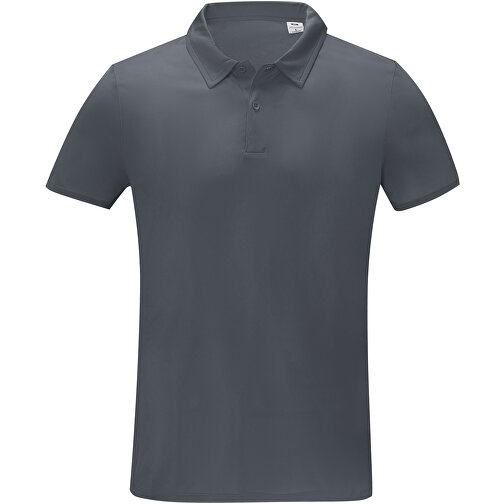 Deimos Poloshirt Cool Fit Mit Kurzärmeln Für Herren , storm grey, Mesh mit Cool Fit Finish 100% Polyester, 105 g/m2, XL, , Bild 3