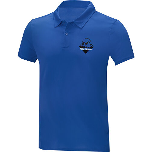 Deimos Poloshirt Cool Fit Mit Kurzärmeln Für Herren , blau, Mesh mit Cool Fit Finish 100% Polyester, 105 g/m2, 5XL, , Bild 2