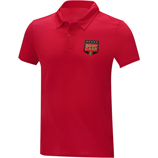 Deimos Poloshirt Cool Fit Mit Kurzärmeln Für Herren , rot, Mesh mit Cool Fit Finish 100% Polyester, 105 g/m2, M, , Bild 2