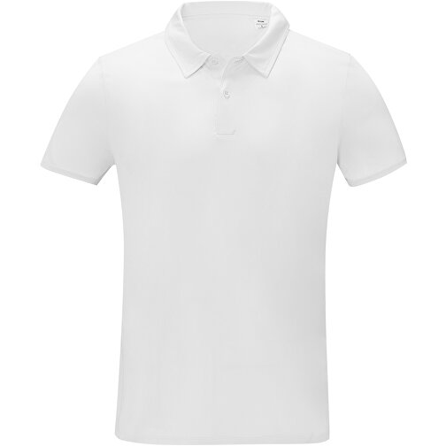 Deimos Poloshirt Cool Fit Mit Kurzärmeln Für Herren , weiss, Mesh mit Cool Fit Finish 100% Polyester, 105 g/m2, 4XL, , Bild 3