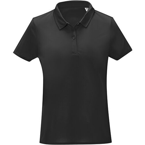 Deimos Poloshirt Cool Fit Mit Kurzärmeln Für Damen , schwarz, Mesh mit Cool Fit Finish 100% Polyester, 105 g/m2, M, , Bild 3