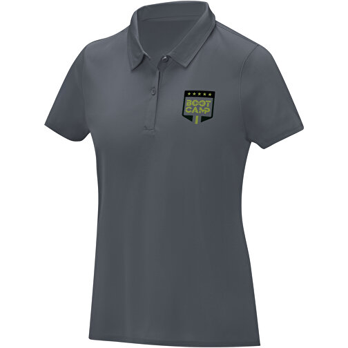 Deimos Poloshirt Cool Fit Mit Kurzärmeln Für Damen , storm grey, Mesh mit Cool Fit Finish 100% Polyester, 105 g/m2, XS, , Bild 2