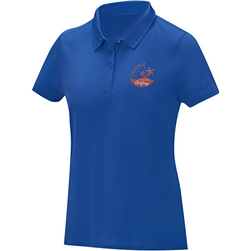 Deimos Poloshirt Cool Fit Mit Kurzärmeln Für Damen , blau, Mesh mit Cool Fit Finish 100% Polyester, 105 g/m2, 4XL, , Bild 2