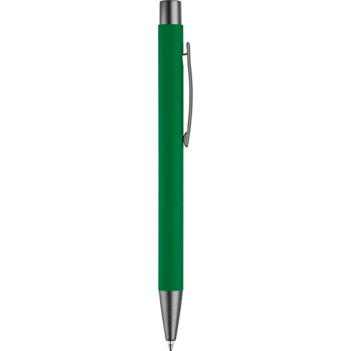 Metallkugelschreiber New York Soft-Touch , grün, Aluminium & Metall, 13,60cm (Länge), Bild 5