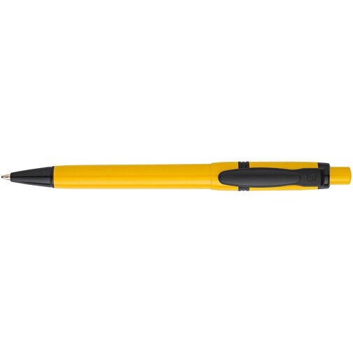 Balpen Olly Extra (Jumbo Nachfüllpackung) , gelb / schwarz, ABS, 13,80cm (Länge), Bild 3