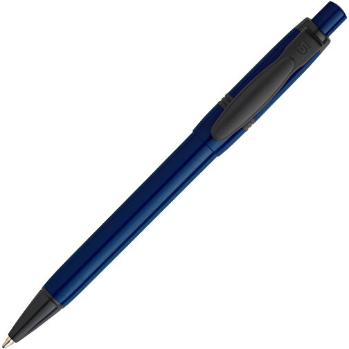 Balpen Olly Extra (Jumbo Nachfüllpackung) , dunkelblau / schwarz, ABS, 13,80cm (Länge), Bild 2