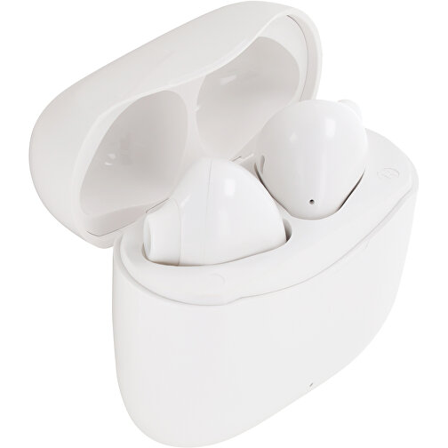 TW111-ECO | Moyoo X111 ECO Earbuds , weiß, Recycled plastic, 4,50cm x 2,20cm x 5,00cm (Länge x Höhe x Breite), Bild 1