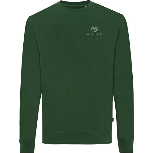 Iqoniq Zion Rundhals-Sweater Aus Recycelter Baumwolle, Forest Green , forest green, 50% recycelte und 50% biologische Baumwolle, XXXL, 79,50cm x 1,00cm (Länge x Höhe), Bild 3