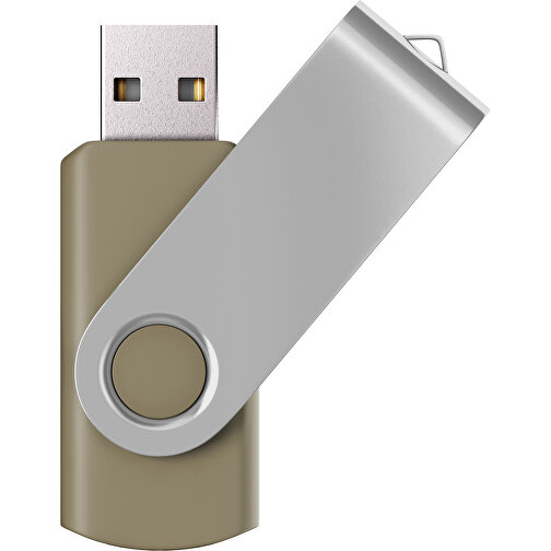 USB-Stick SWING Color 3.0 32 GB , Promo Effects MB , gold / silber MB , 32 GB , Kunststoff/ Aluminium MB , 5,70cm x 1,00cm x 1,90cm (Länge x Höhe x Breite), Bild 1