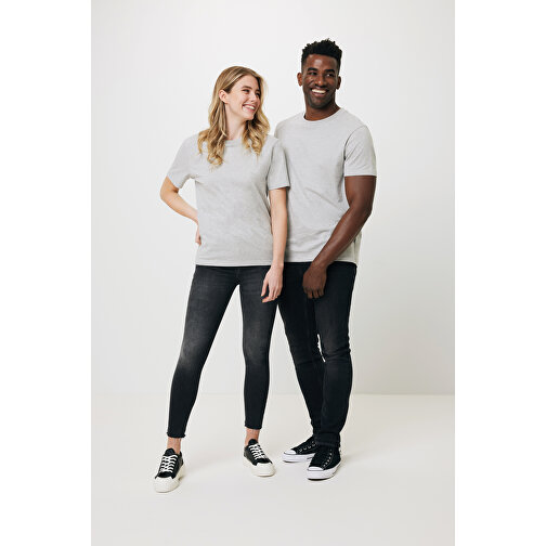 Iqoniq Manuel Ungefärbtes T-Shirt Aus Recycelter Baumwolle, Heather Grey , heather grey, 50% recycelte und 50% biologische Baumwolle, XXXL, 79,00cm x 0,50cm (Länge x Höhe), Bild 5