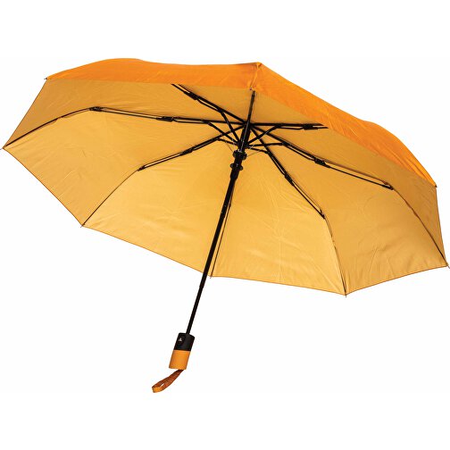 21' Impact AWARE™ 190T Mini-Regenschirm Mit Auto-Open, Sundial Orange , sundial orange, PET - recycelt, 57,00cm (Höhe), Bild 1